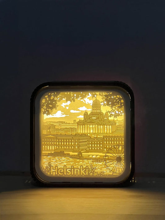 Helsinki kesäillassa -koristevalo
