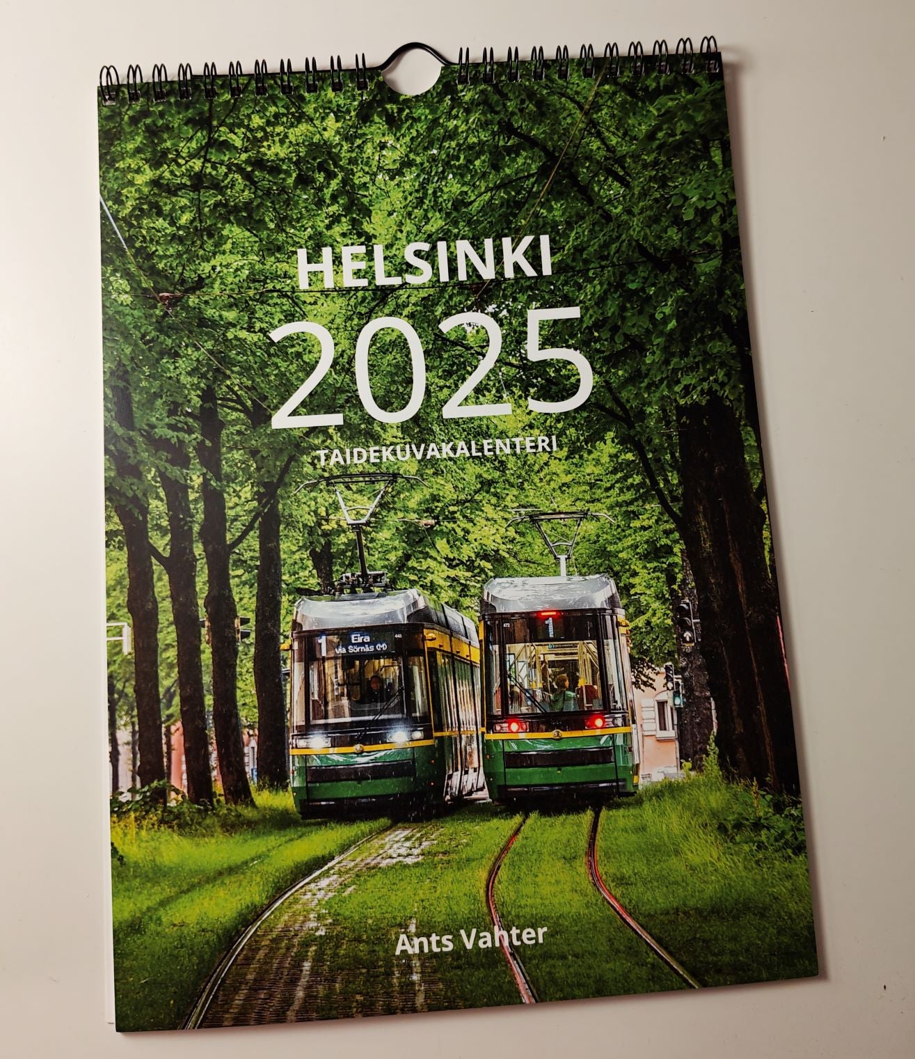 Ants Vahter Helsinki 2025 -taidekuvakalenteri